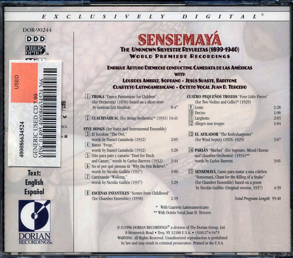 Sensemaya - The Unknown Revueltes