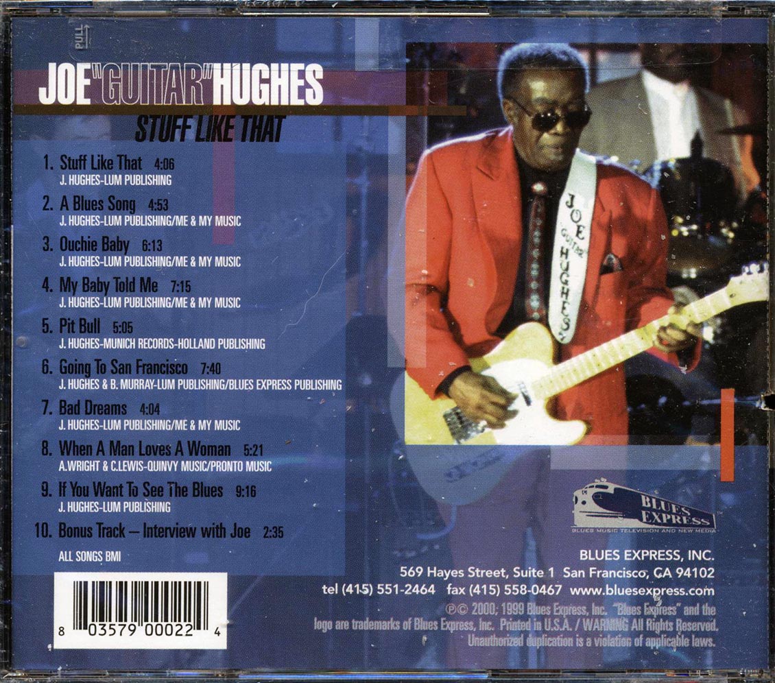 Joe Guitar Hughes - Stuff Like That (marked/ltd stock)