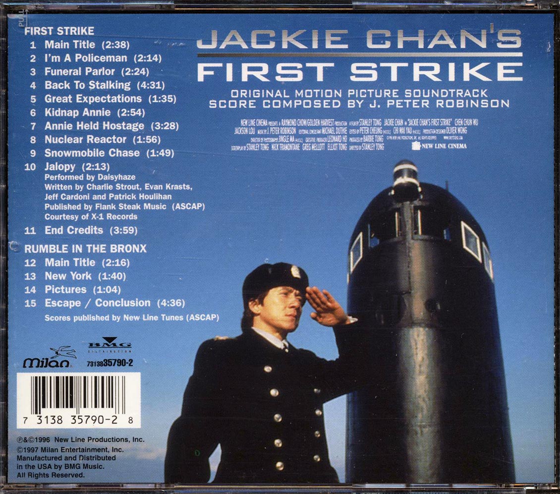 J Peter Robinson - Jackie Chan's First Strike + Rumble In The Bronx
