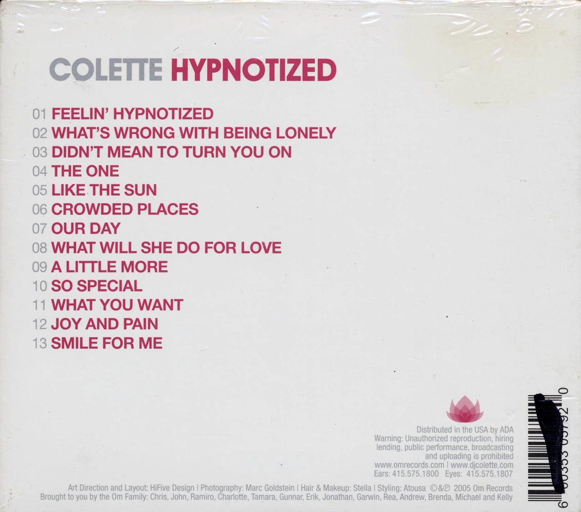 Colette - Hypnotized (marked/ltd stock)