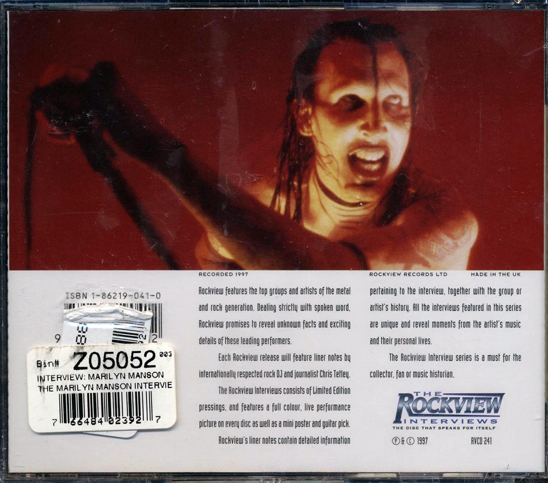 Marilyn Manson - An Interview With Marilyn Manson
