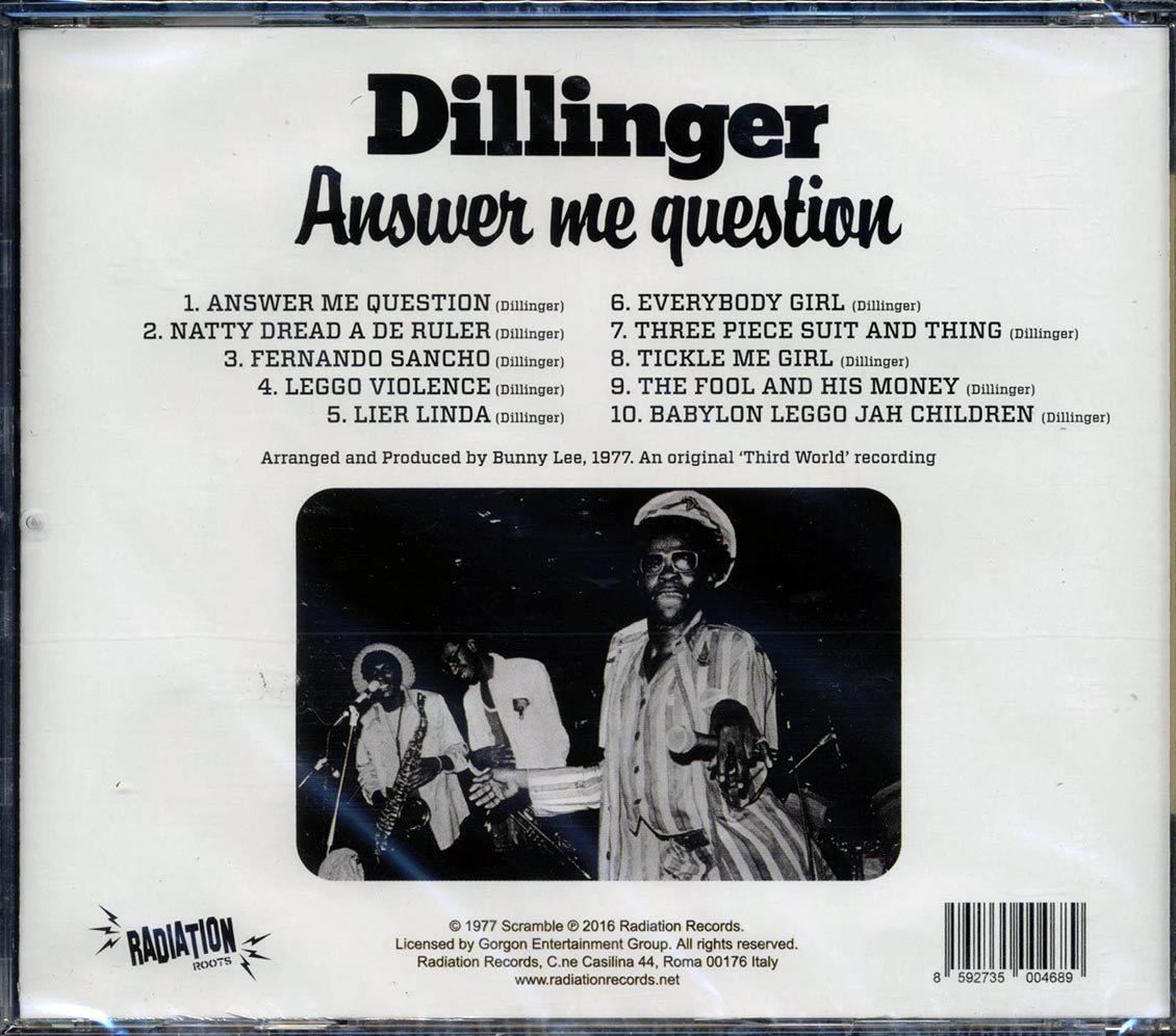 Dillinger - Answer Me Question