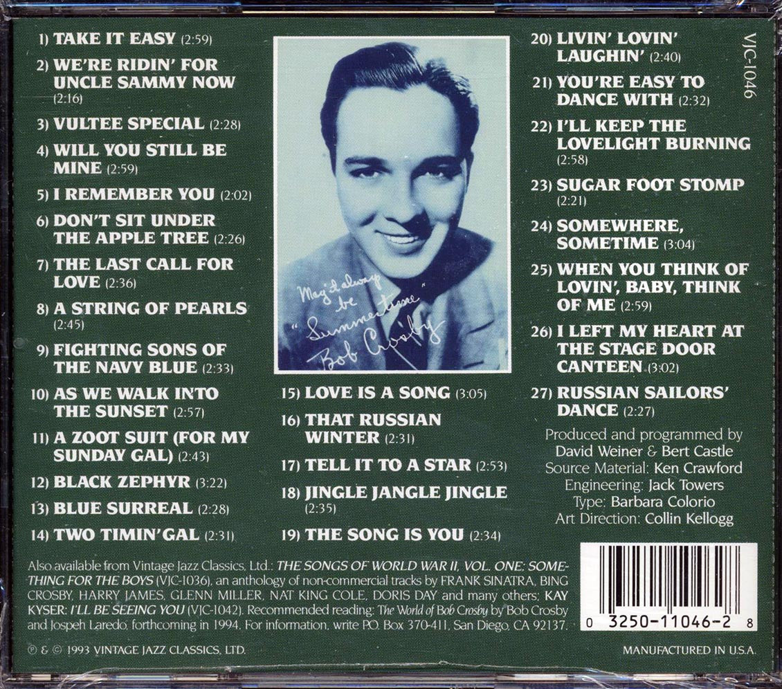 Bob Crosby - I Remember You: The Bob Crosby Memorial Album