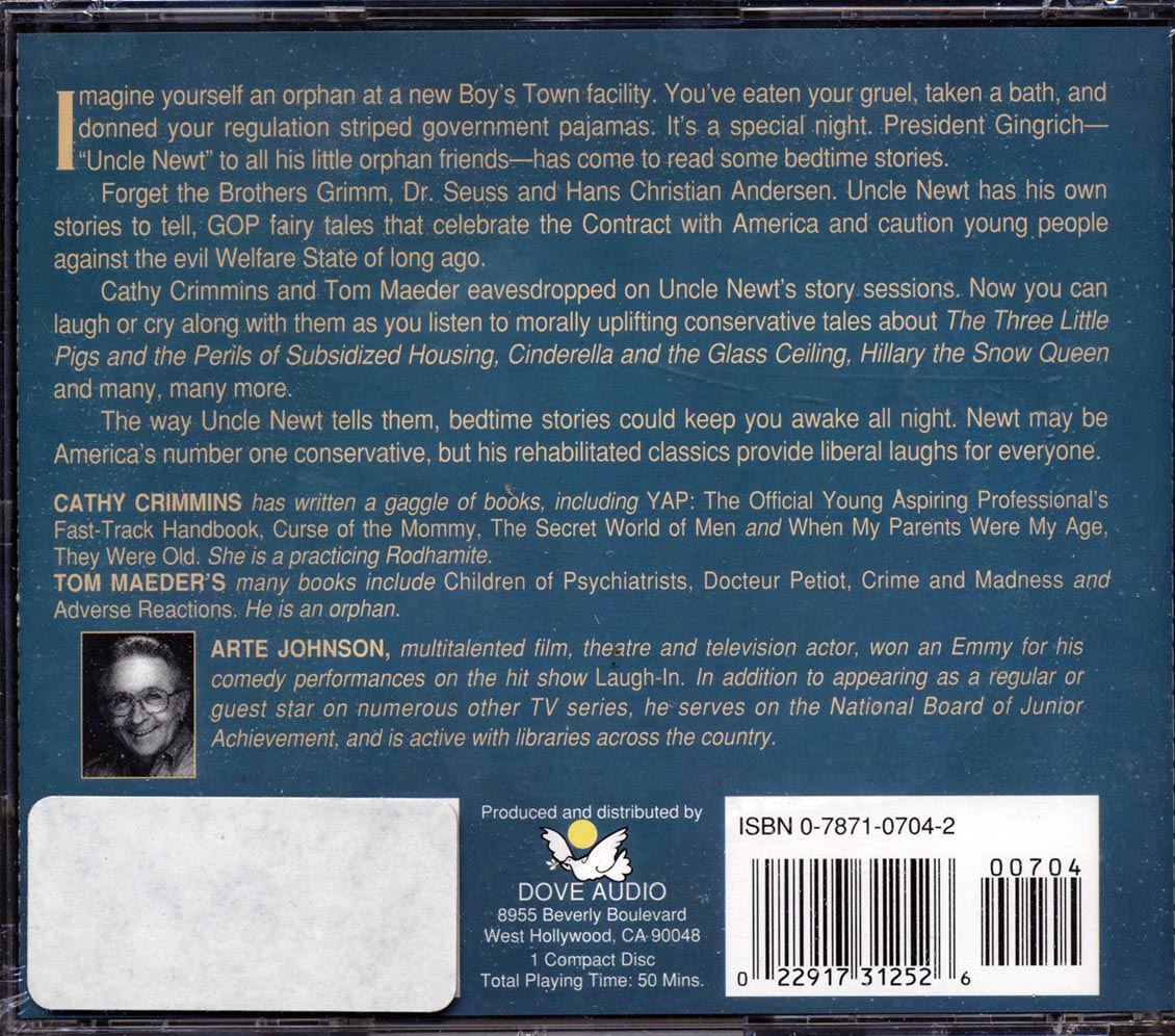 Arte Johnson - Newt Gingrich's Bedtime Stories For Orphans
