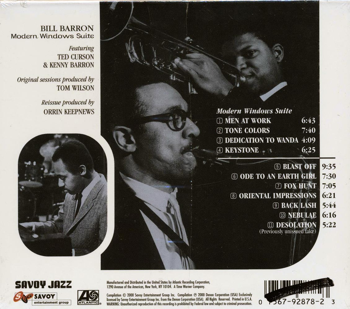 Bill Barron - Modern Windows Suite (marked/ltd stock)
