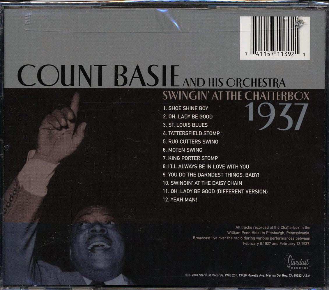 Count Basie & His Orchestra - Swingin' At The Chatterbox 1937 (gold CD) (marked/ltd stock) (24-bit mastering) (remastered)