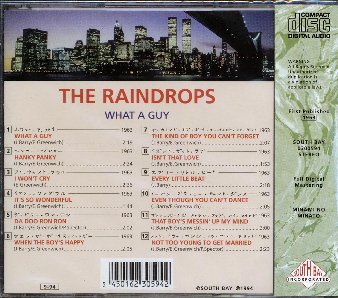The Raindrops - What A Guy