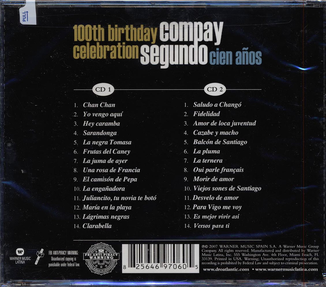 Compay Segundo - Cien Anos: SPecial Edition 100th Birthday Celebration