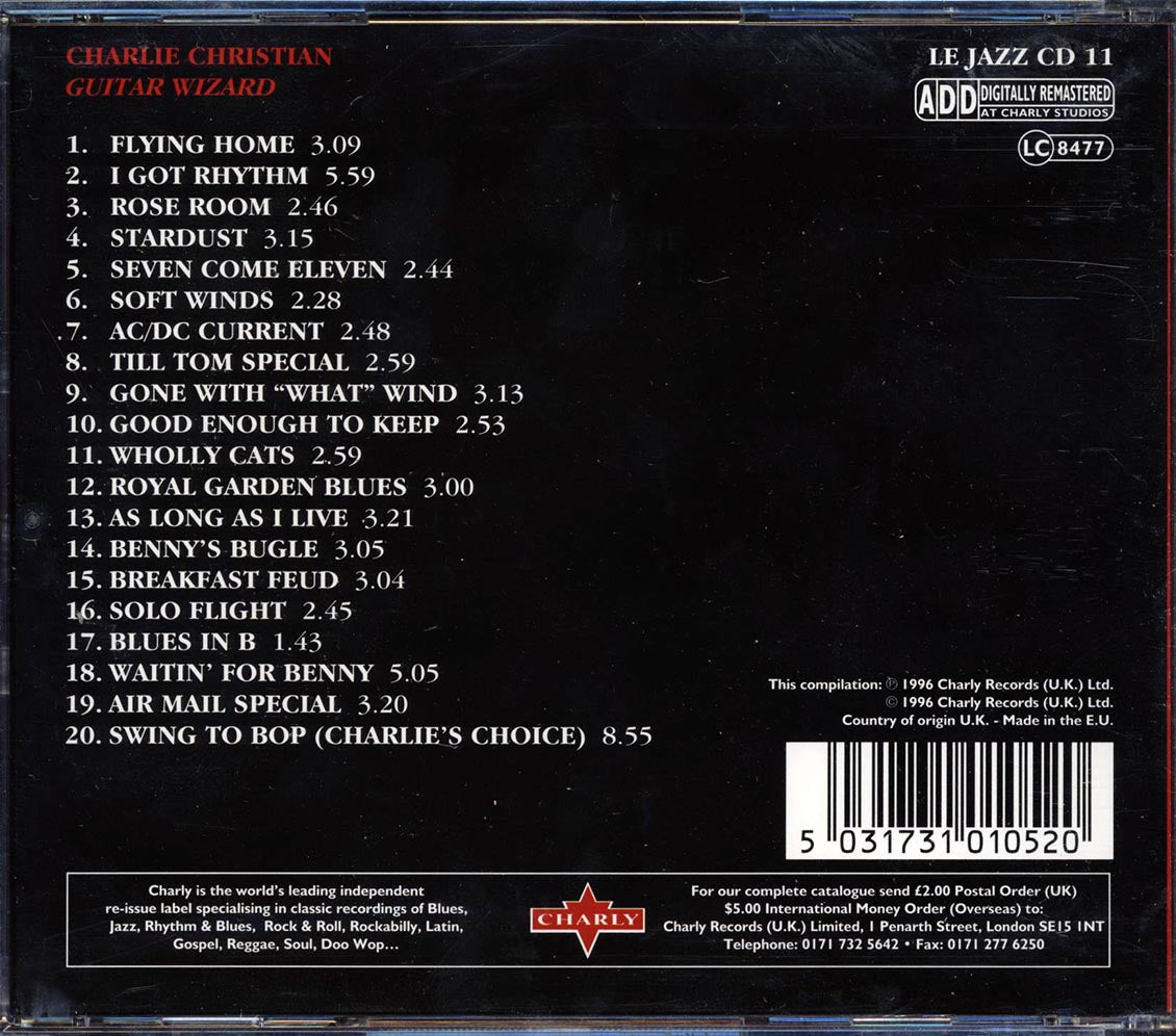 Charlie Christian - Guitar Wizard (20 tracks)