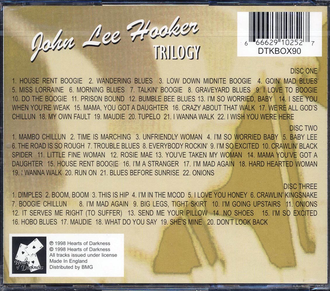John Lee Hooker - Trilogy (64 tracks) (3xCD)