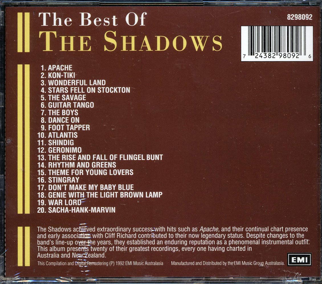 The Shadows - The Best Of The Shadows (20 tracks)