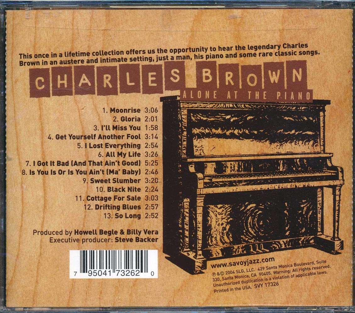 Charles Brown - Alone At The Piano