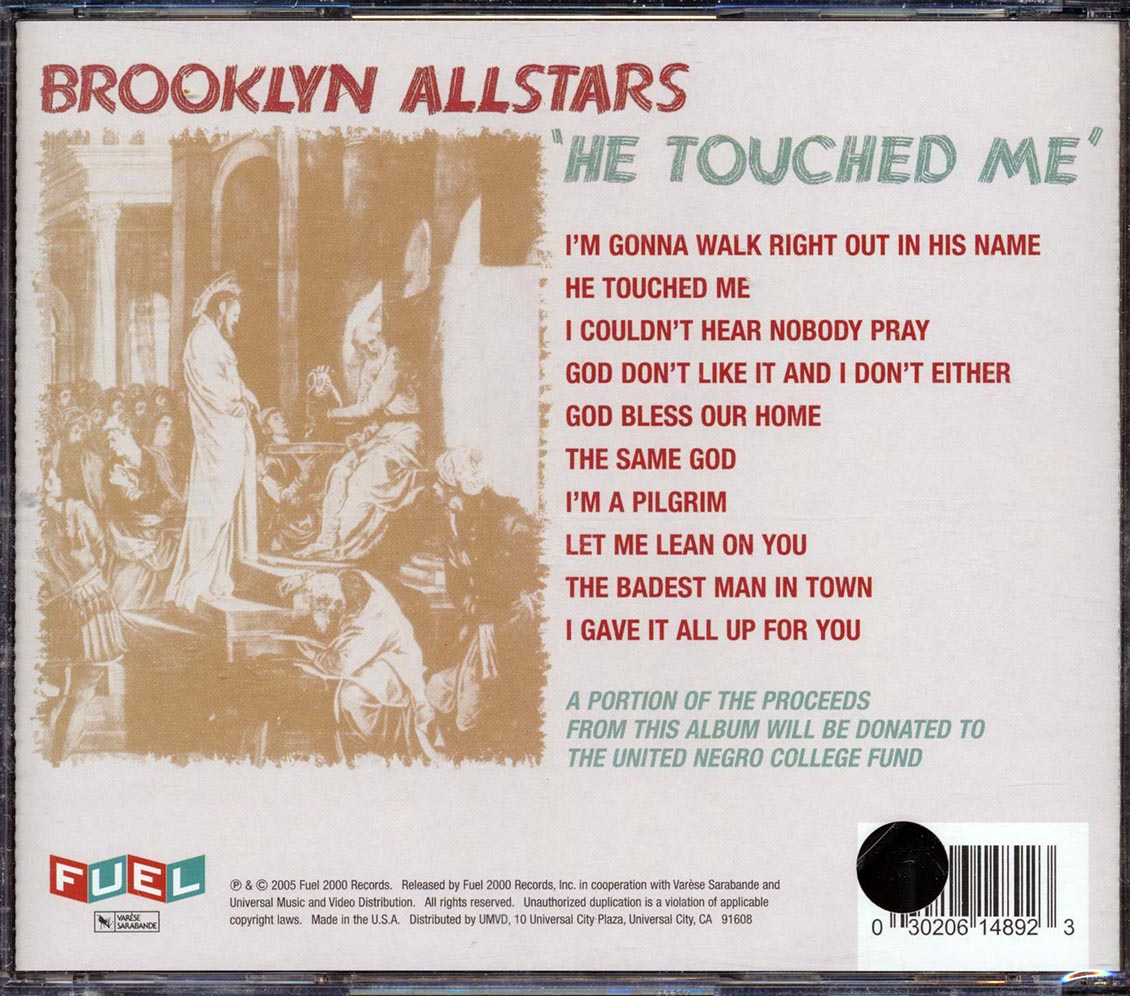 Brooklyn Allstars - He Touched Me (marked/ltd stock)