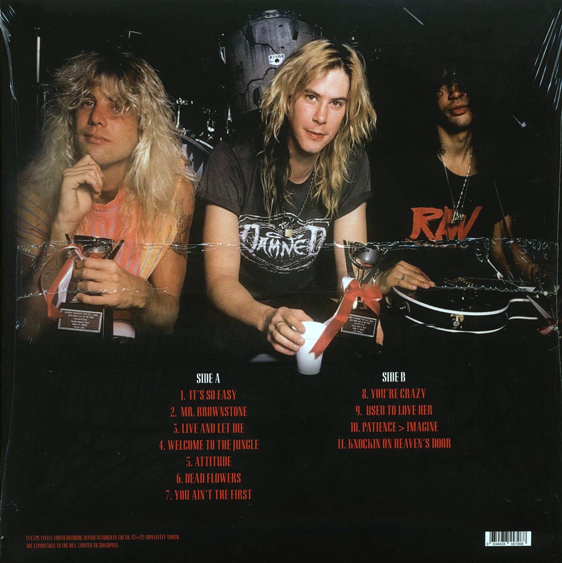 Guns N' Roses - River Plate Stadium, Buenos Aires, July 16th 1993, FM Broadcast (ltd. 500 copies made)