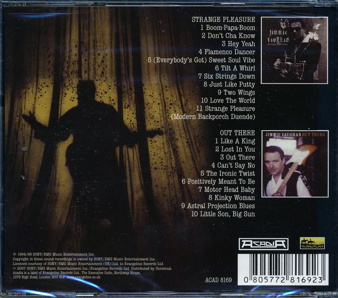 Jimmie Vaughan - Strange Pleasure + Out There (2 albums on 1 CD) (21 tracks) (2xCD)