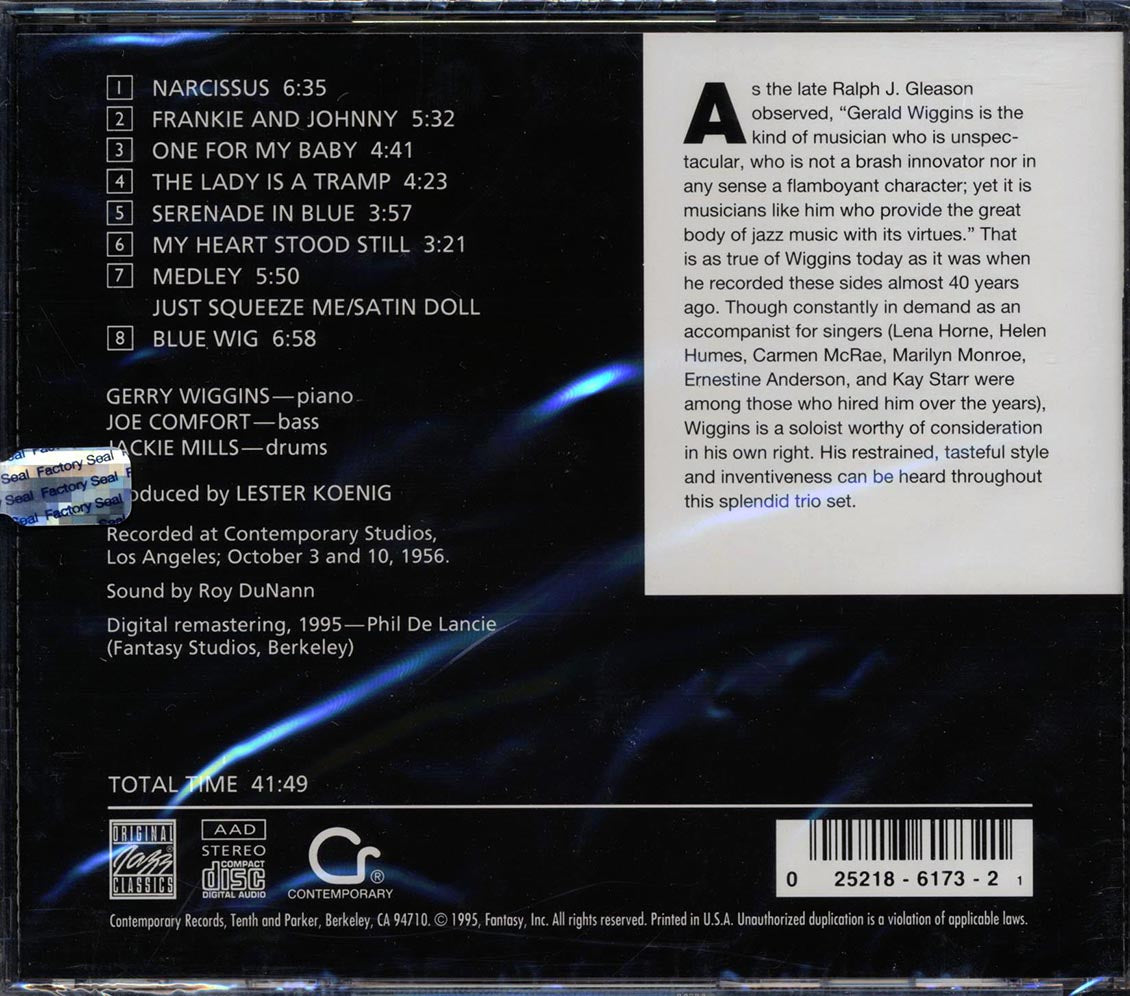 Gerry Wiggins - Relax And Enjoy It: Jazz Piano Moods By Gerry Wiggins (remastered)