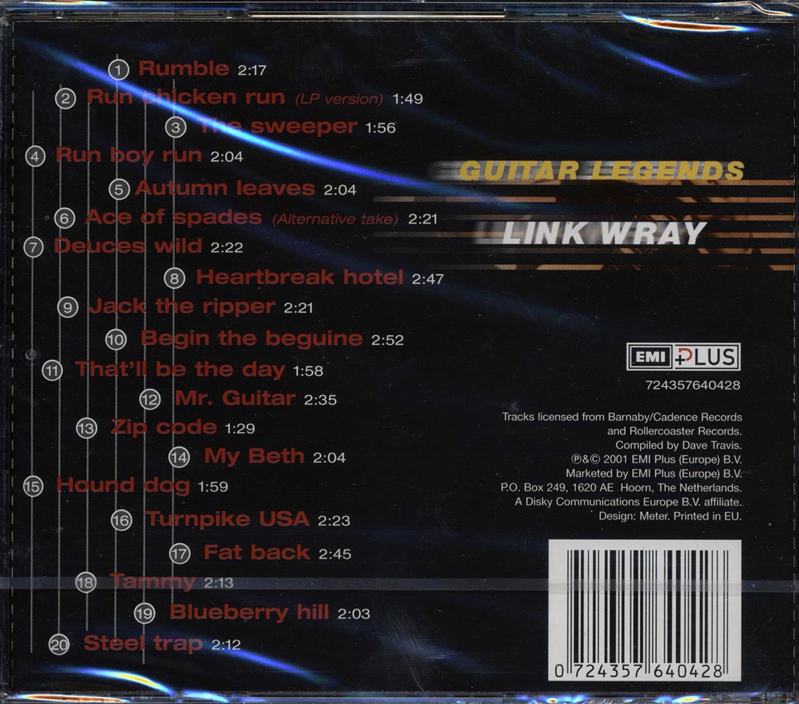 Link Wray - Guitar Legends (20 tracks)