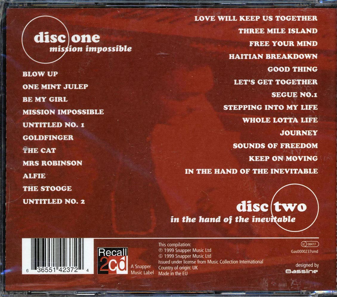 James Taylor Quartet - Mission Impossible + In The Hand Of The Inevitable (24 tracks) (2xCD)