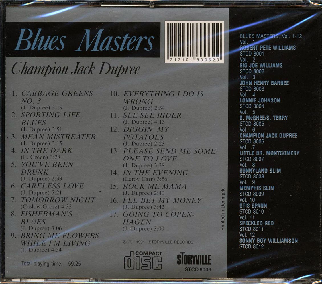 Champion Jack Dupree - Blues Masters Volume 6