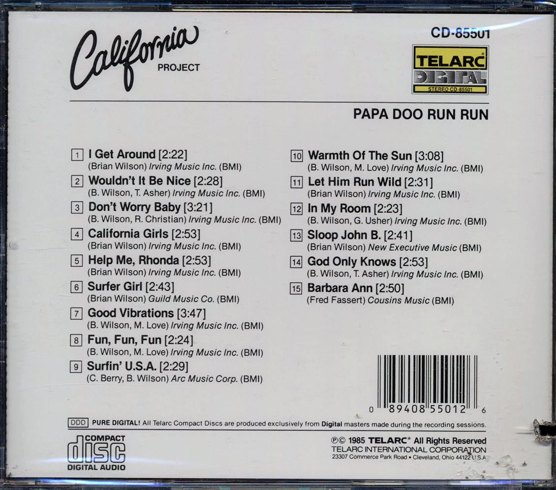 Papa Doo Run Run - California Project (marked/ltd stock)