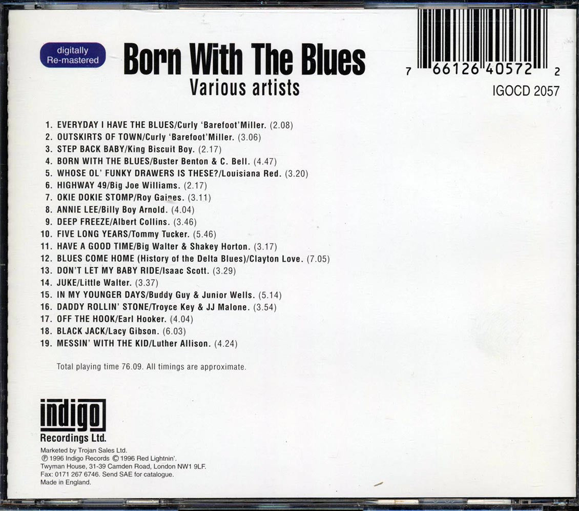 King Biscuit Boy, Billy Boy Arnold, Curly Barefoot Miller, Etc. - Born With The Blues