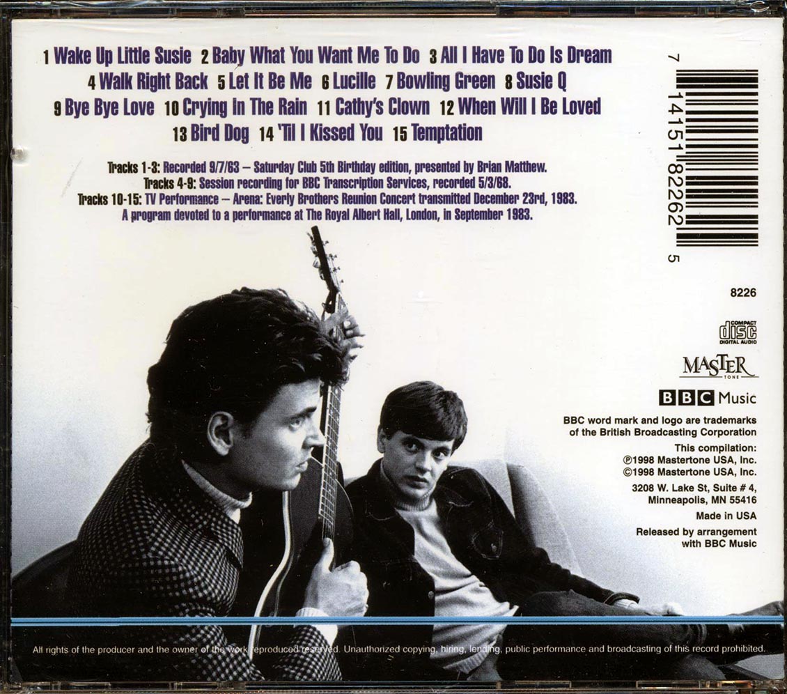 The Everly Brothers - Live At The BBC