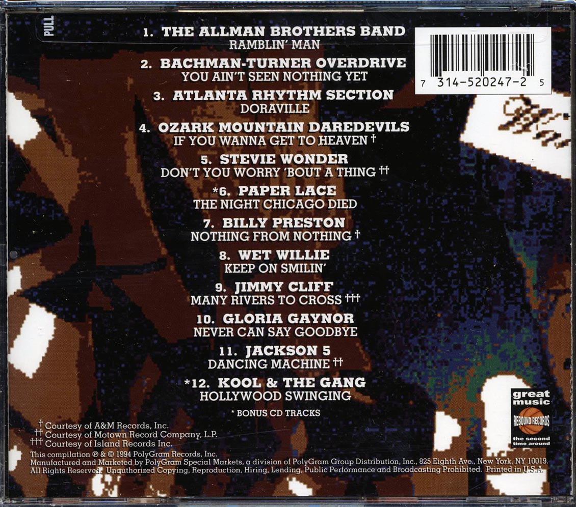 The Allman Brothers Band, Bachman Turner Overdrive, The Jackson 5, Etc. - Class Reunion '74 Greatest Hits Of 1974