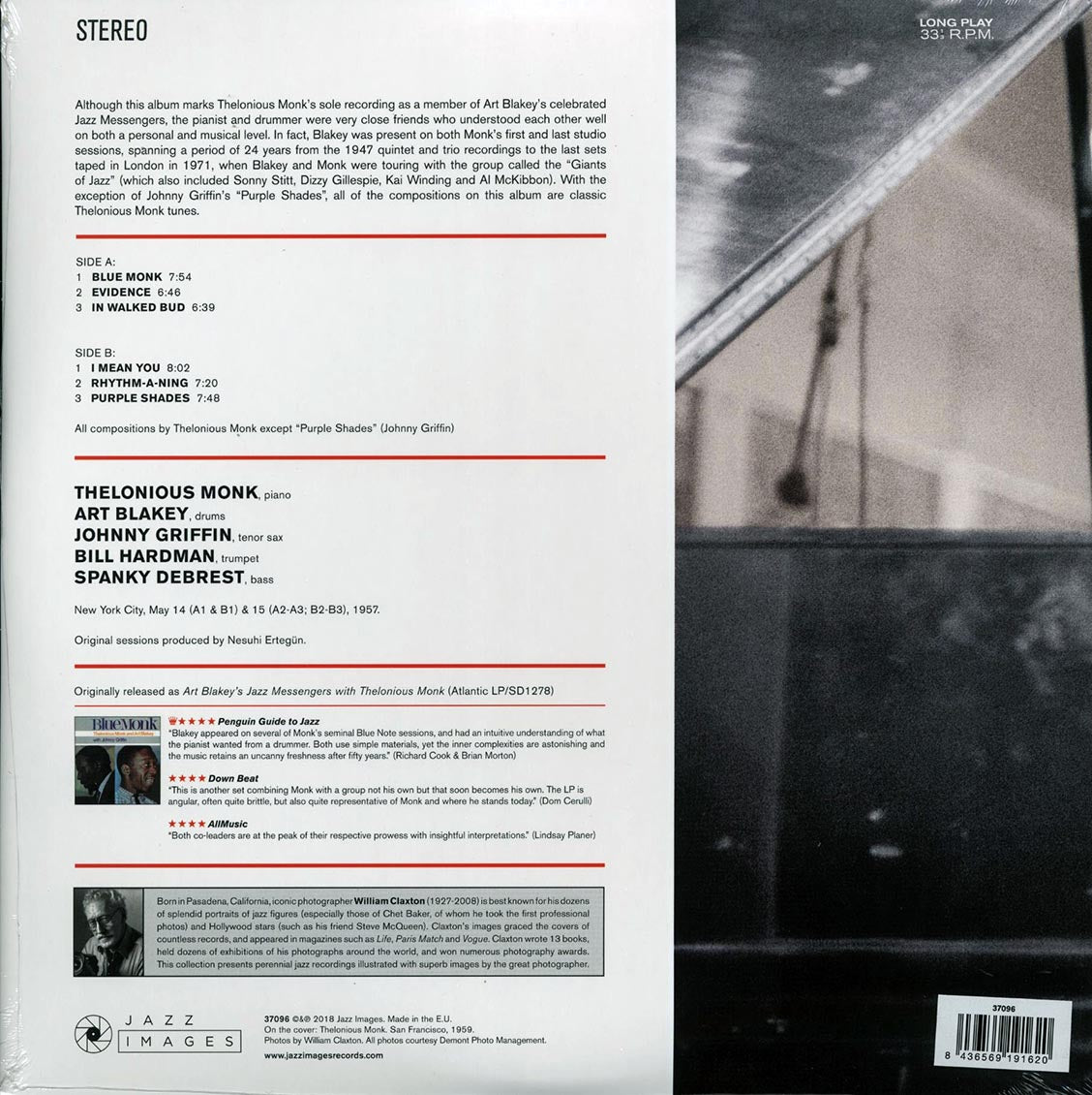 Thelonious Monk, Art Blakey - Blue Monk (ltd. ed.) (180g)