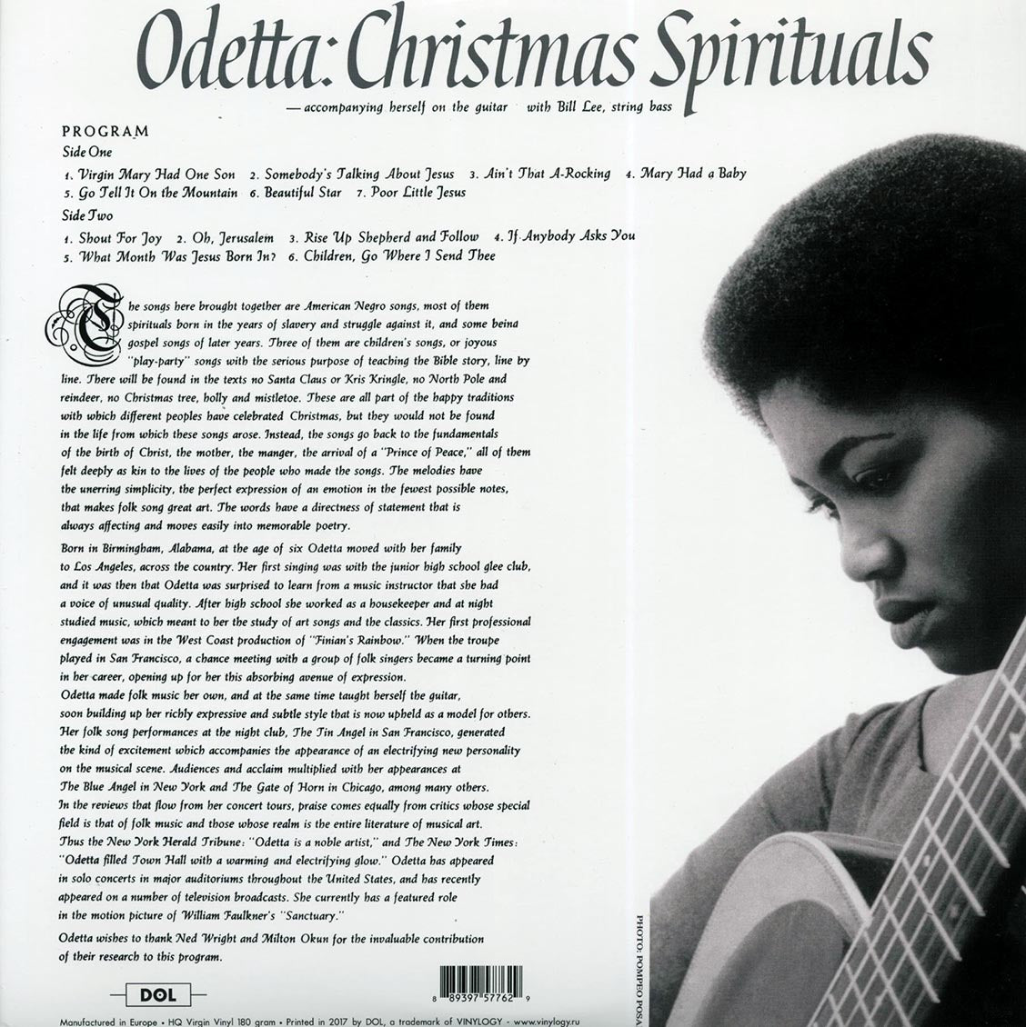 Odetta - Christmas Spirituals (picture disc)