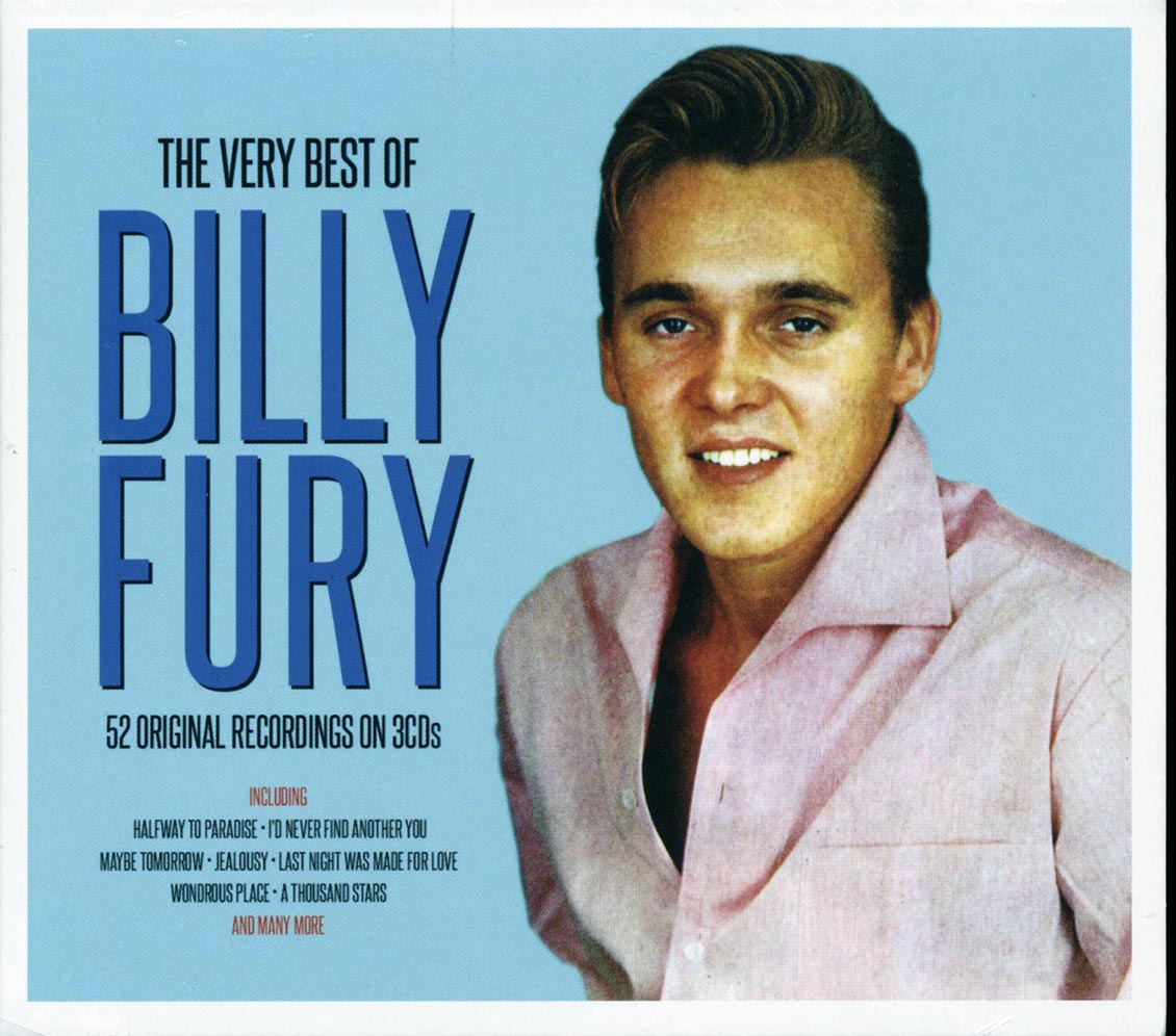 Billy Fury - The Very Best Of Billy Fury: 52 Original Recordings (52 tracks) (3xCD) (deluxe 3-fold digipak)