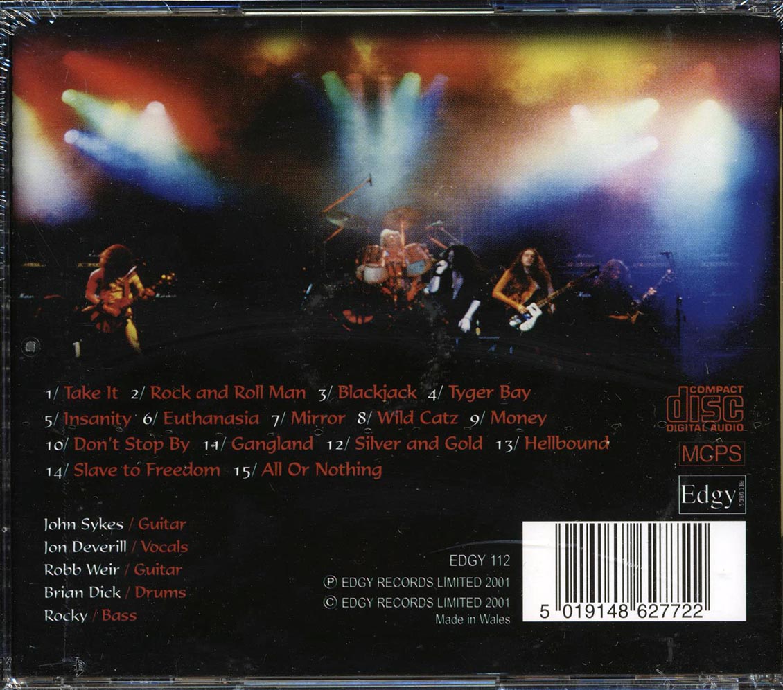 Tygers Of Pan Tang - Live At Nottingham Rock City