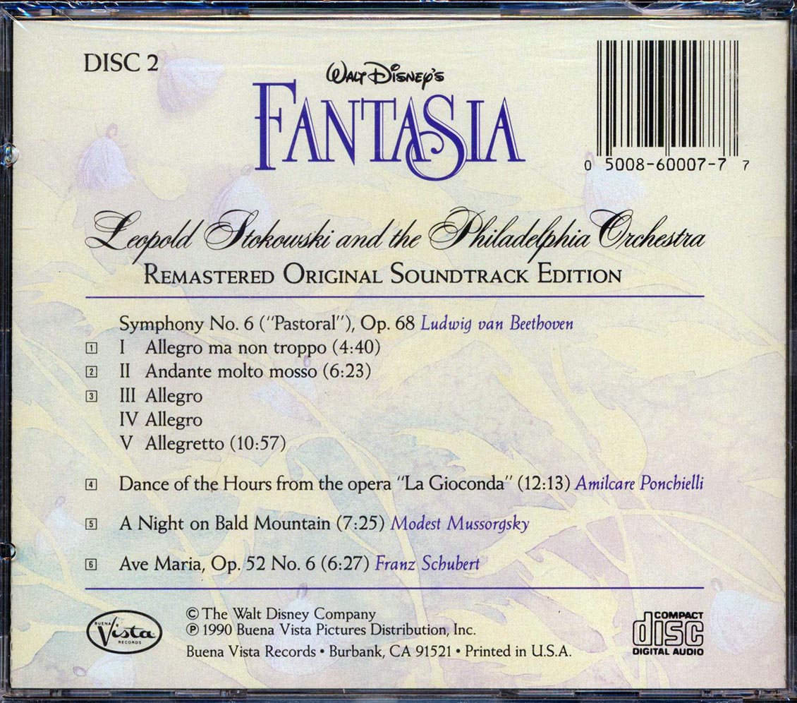 Leopold Stokowski, The Piladelphia Orchestra - Walt Disney's Fantasia