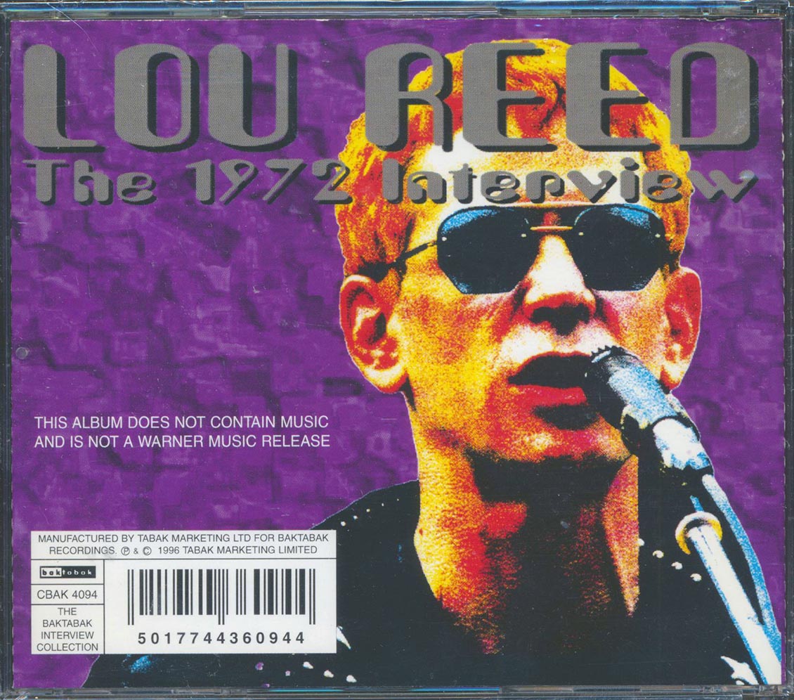Lou Reed - The 1972 Interview