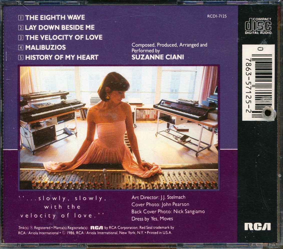 Suzanne Ciani - The Velocity Of Love