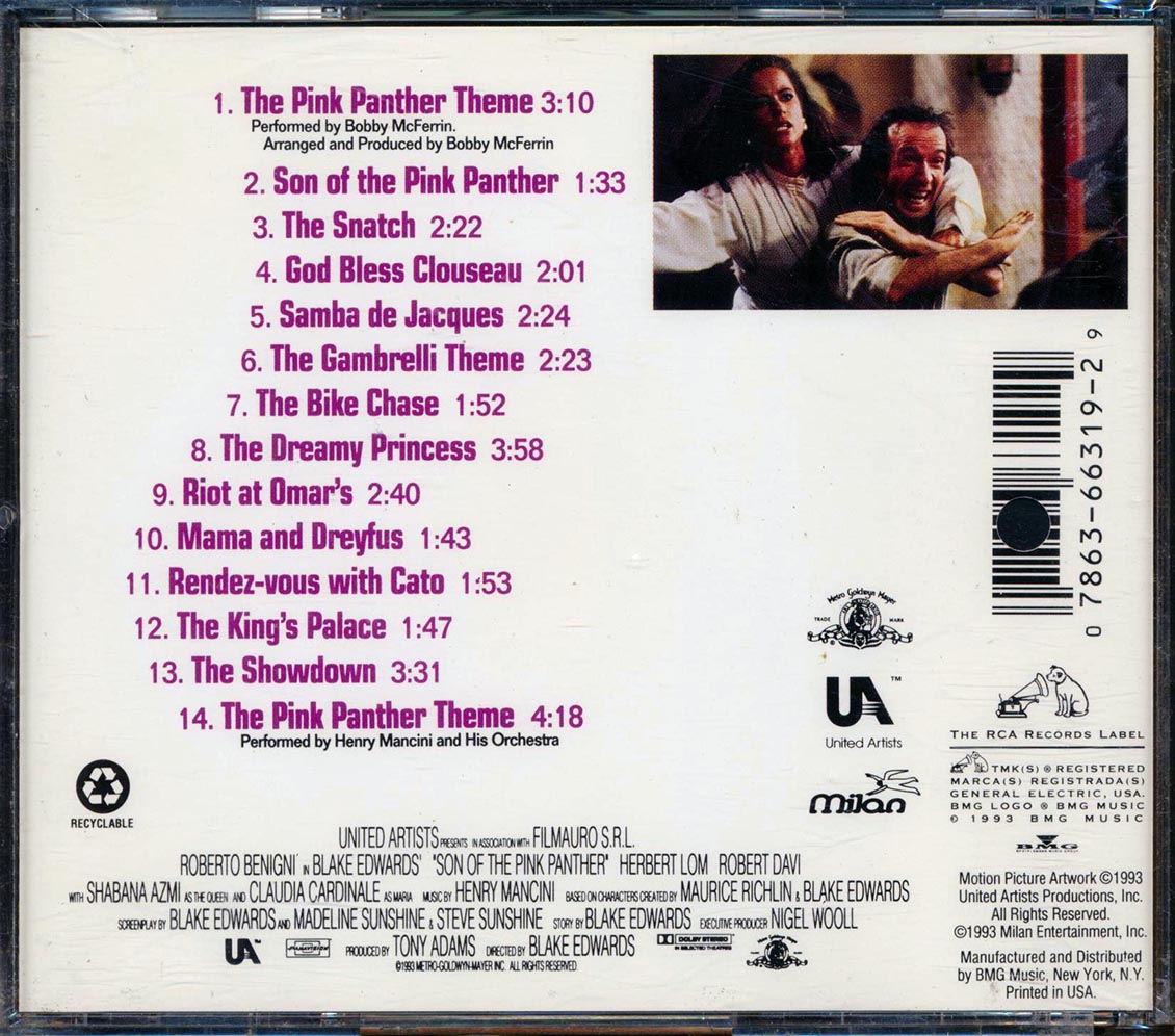 Henry Mancini - Son Of The Pink Panther: Original Music From The United Artists Motion Picture