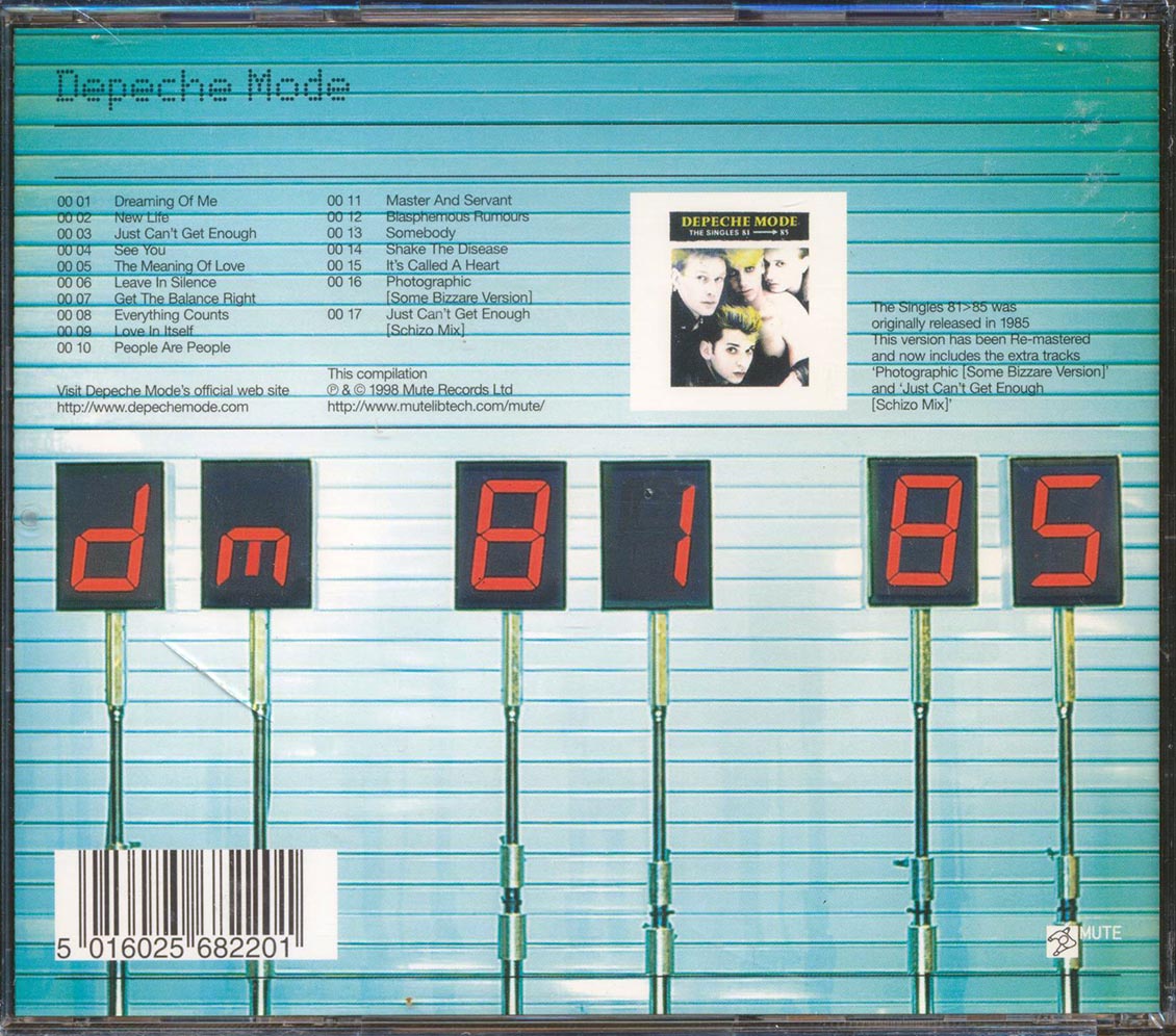 Depeche Mode - The Singles 81 85