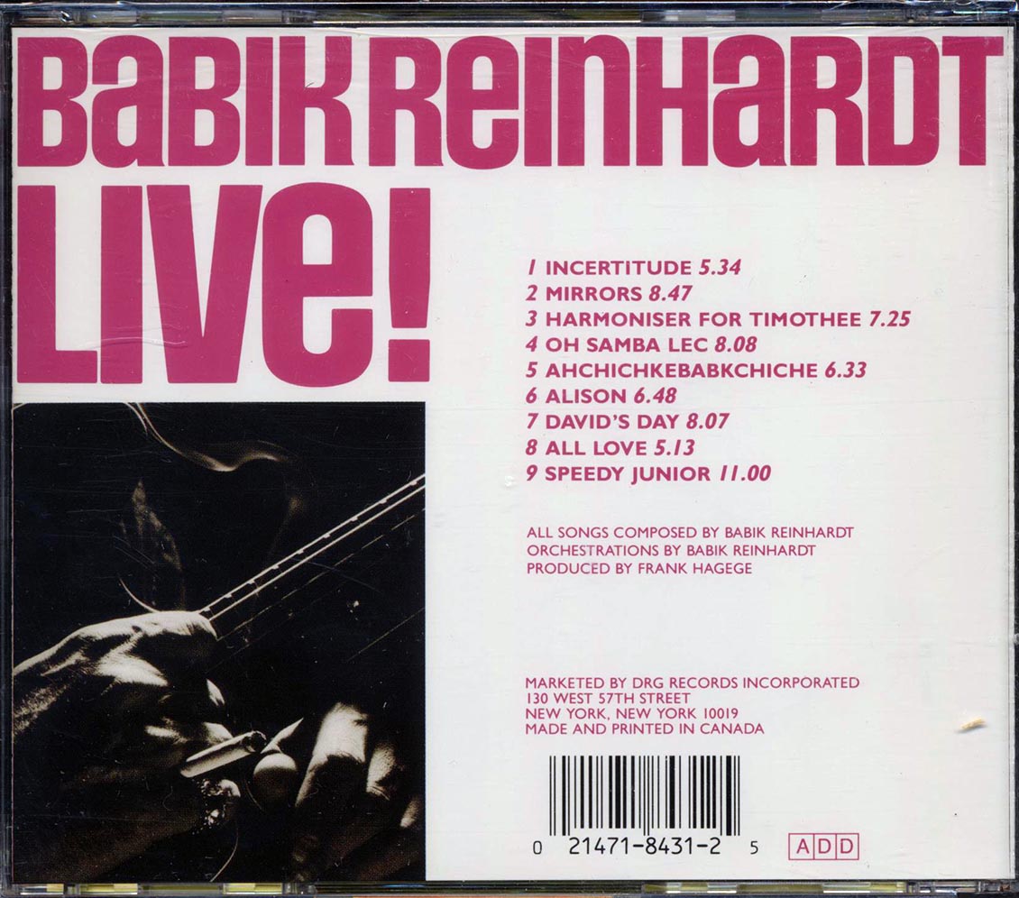 Babik Reinhardt - Live