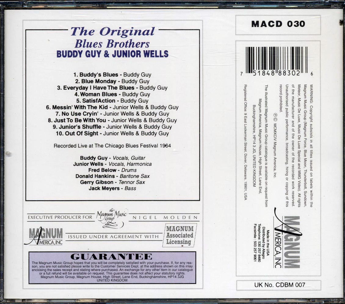 Buddy Guy, Jr. Wells - The Original Blues Brothers (marked/ltd stock)