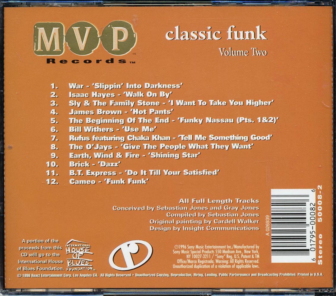 War, Isaac Hayes, Sly & The Family Stone, Etc. - Classic Funk Volume 2