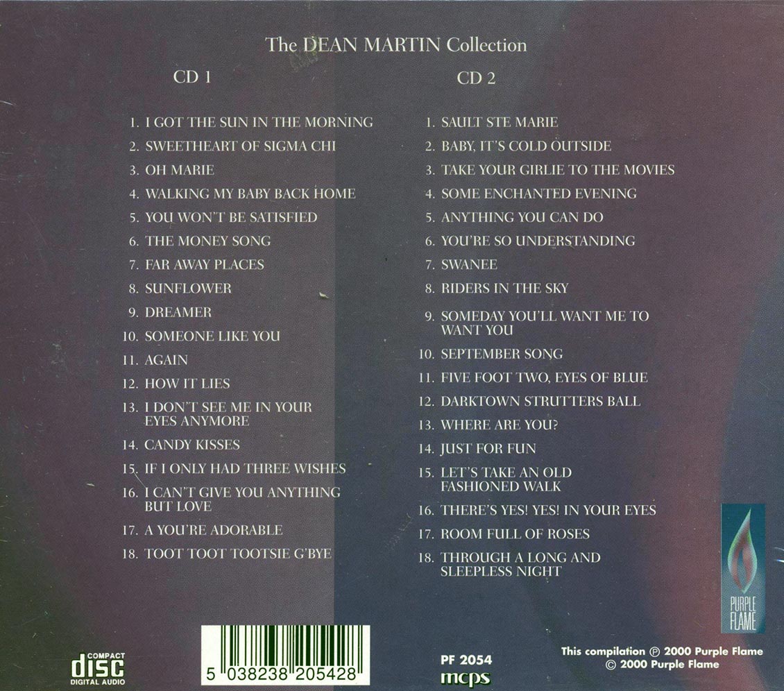 Dean Martin - The Dean Martin Collection (36 tracks) (2xCD)
