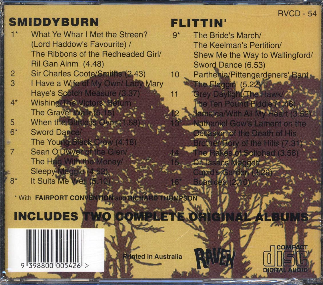 Dave Swarbrick - Smiddyburn + Slittin' (2 albums on 1 CD)