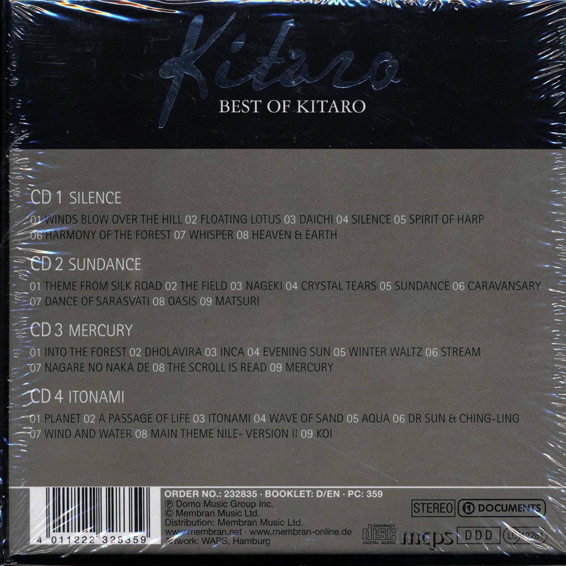 Kitaro - Best Of Kitaro (35 tracks) (4xCD) (box set)