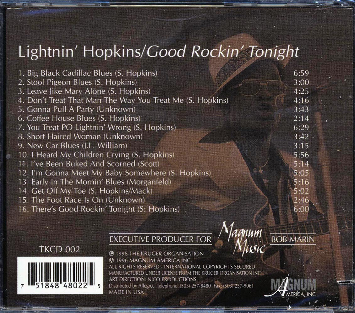 Lightnin' Hopkins - Good Rockin' Tonight (marked/ltd stock)