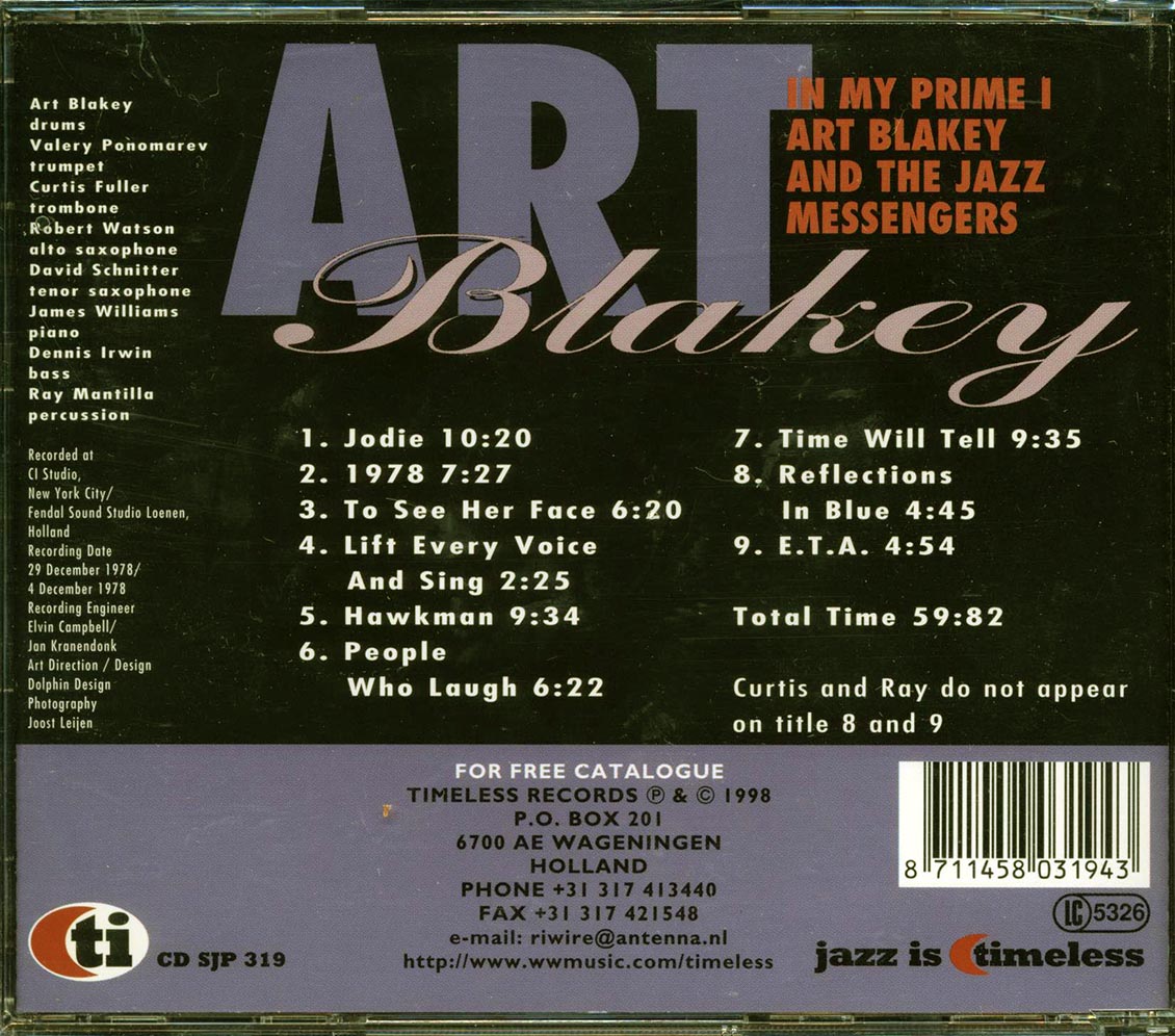 Art Blakey & The Jazz Messengers - In My Prime I