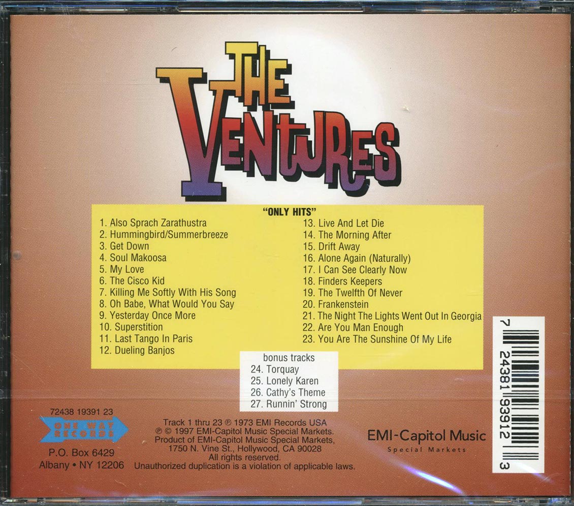 The Ventures - Only Hits! (27 tracks) (+4 bonus tracks)