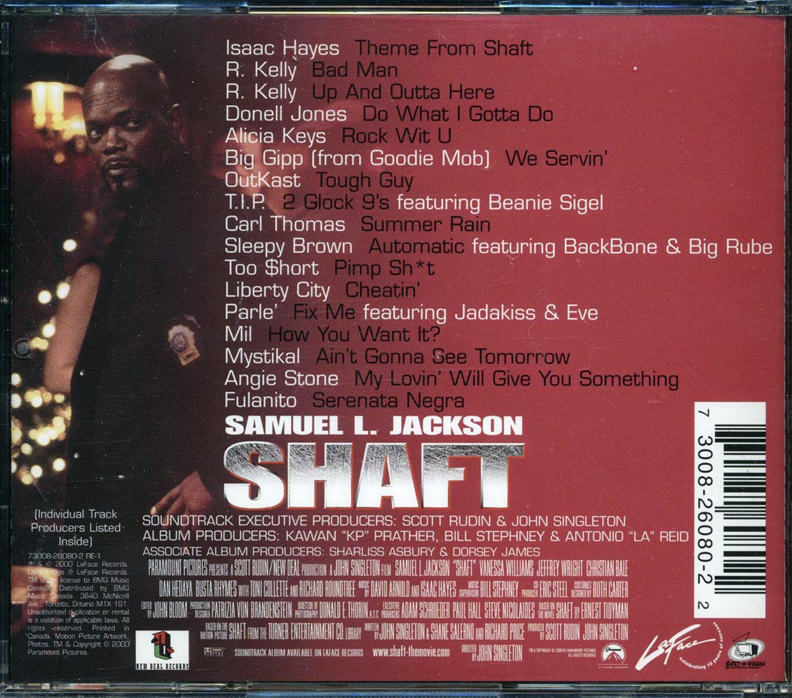Isaac Hayes, R Kelly, Alicia Keys, Etc. - Music From And Inspired By Shaft