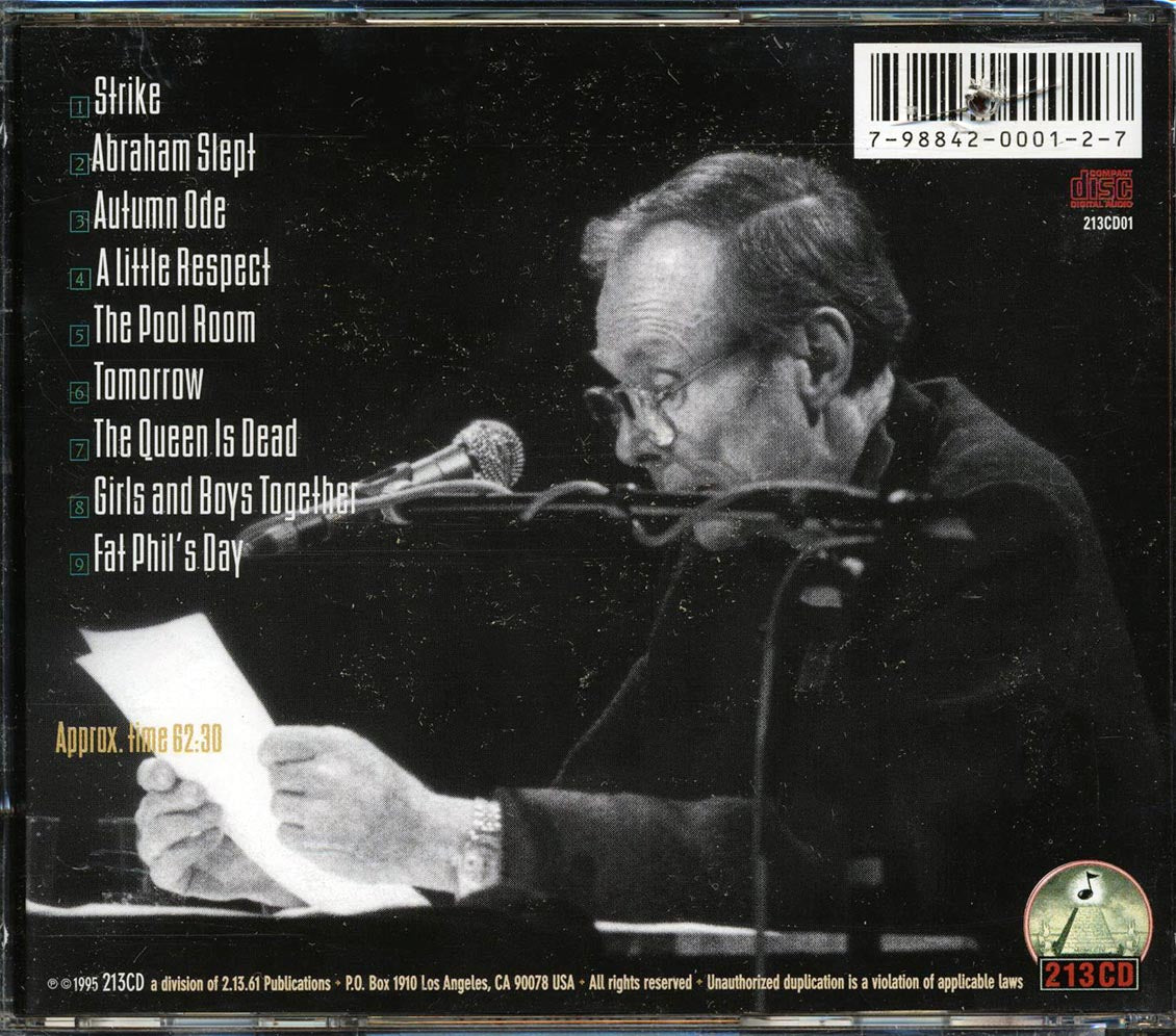 Hubert Selby Jr. - Live In Europe 1989