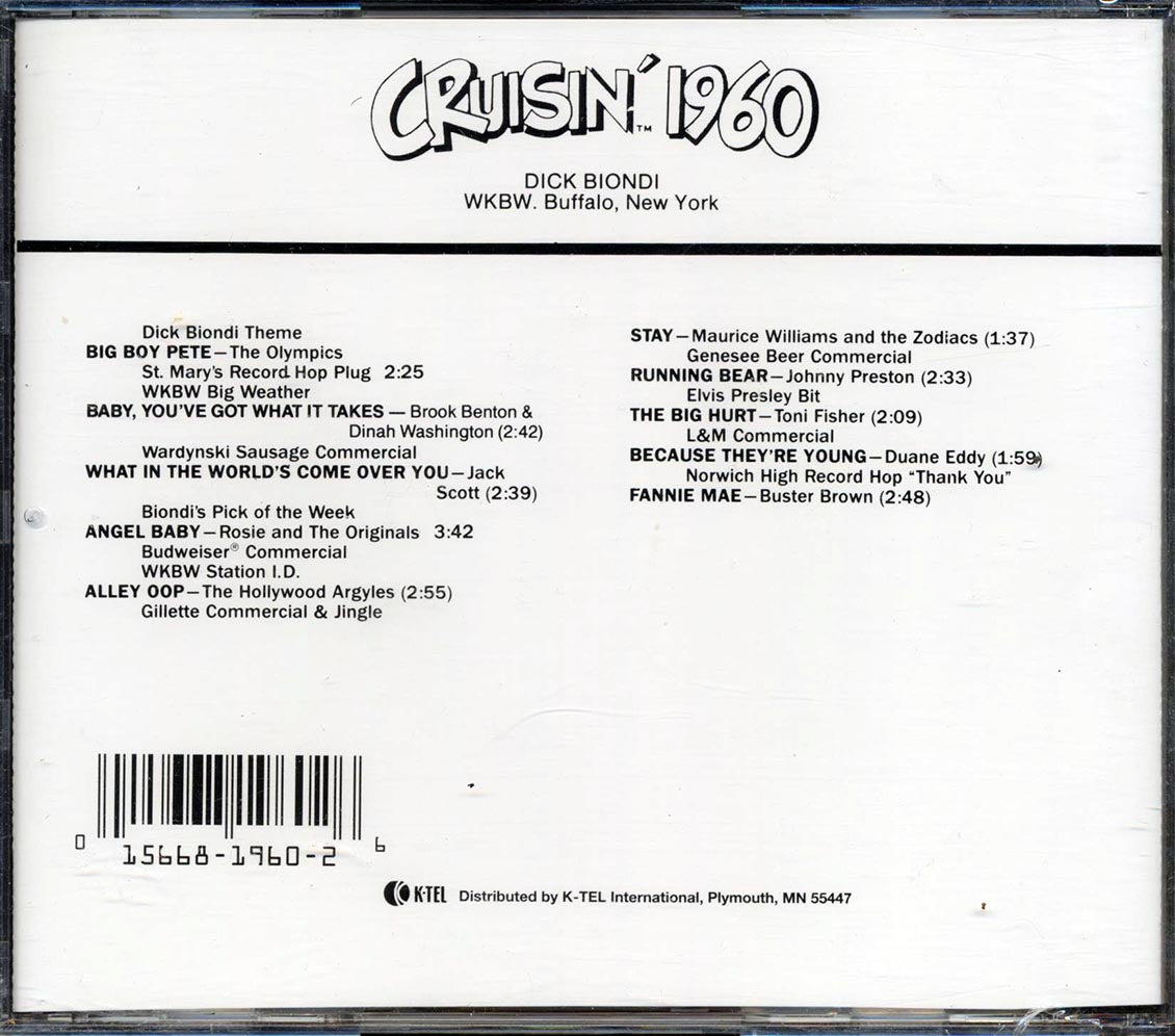 The Olympics, Jack Scott, Brook Benton, Dinah Washington, Etc. - Cruisin' 1960