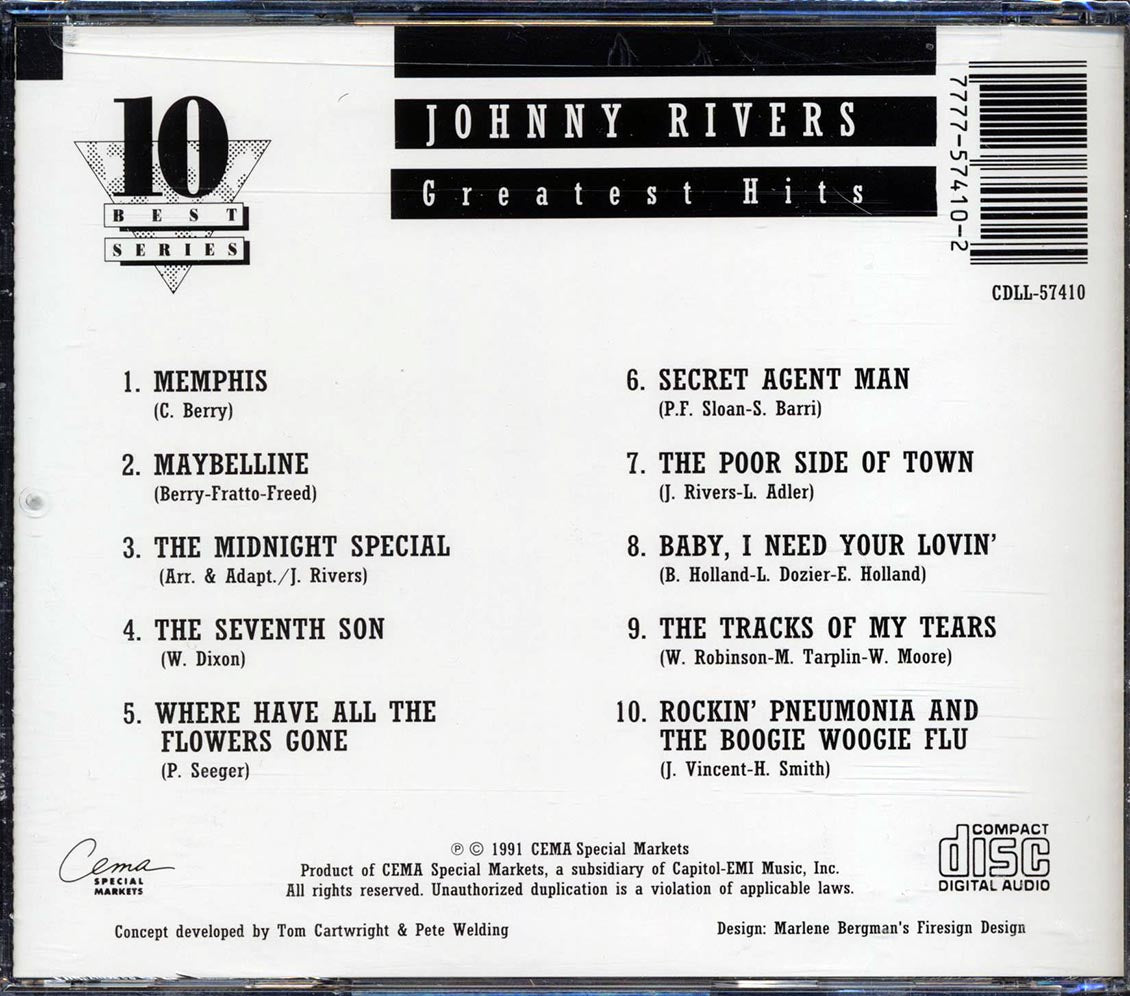 Johnny Rivers - Greatest Hits