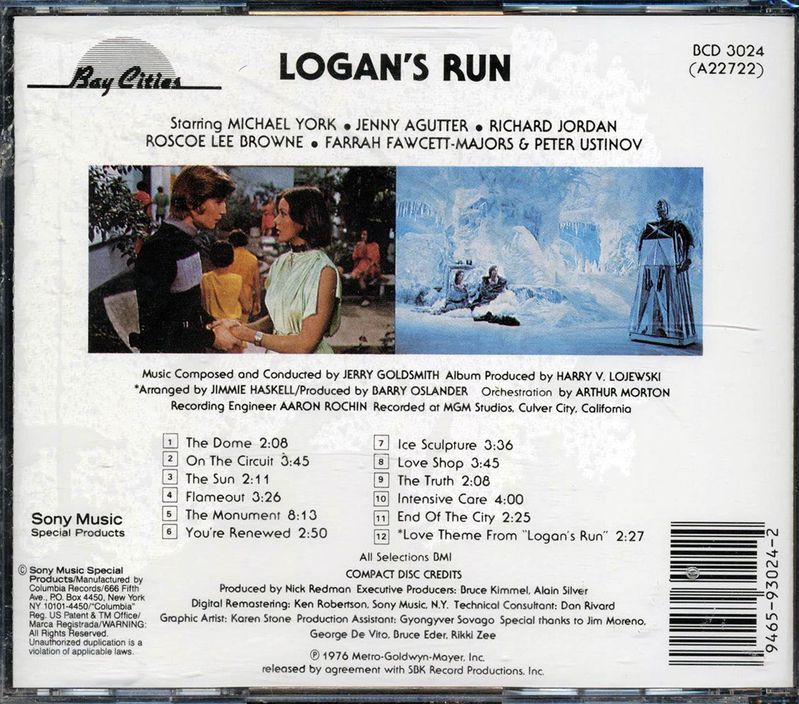 Various - Logan's Run Original Soundtrack Recording